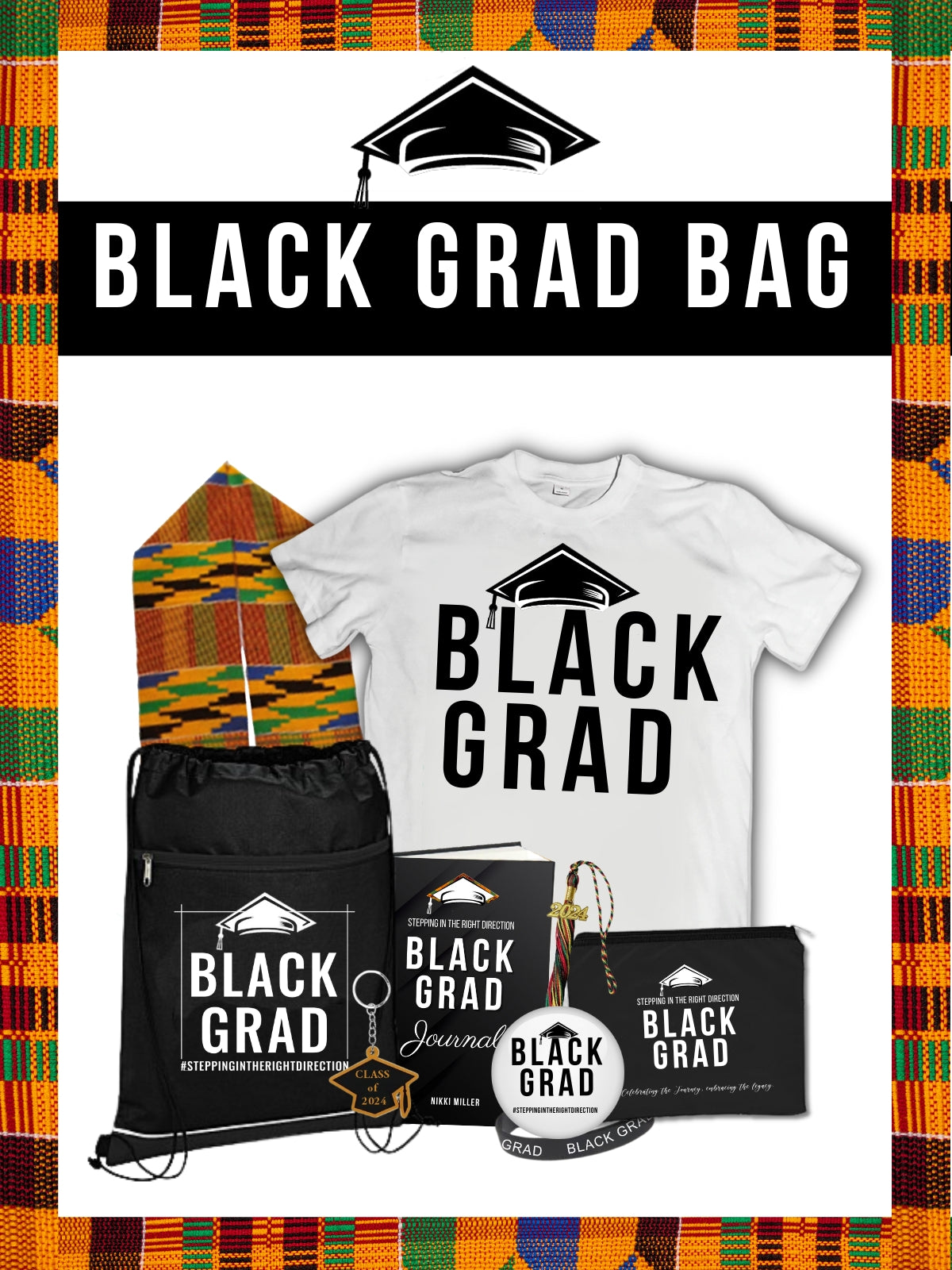 Black Grad Bag